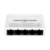 Коммутатор сетевой GreenVision GV-001-H-05P (LP5649)