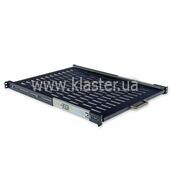 Выдвижная полка CMS 19", 600мм, черная (UA-SHSL-600B)