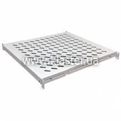 Полка CMS 19" 550мм, перф, сталь, 1,5мм, серая (UA-SH4-550G)