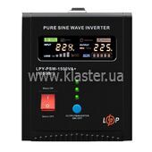 ИБП LogicPower LPY-PSW-1500VA+ (1050Вт) 10A/15A чистая синусоида 24V (LP22872)