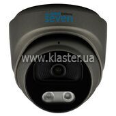 IP-відеокамера 5 Мп SEVEN IP-7215PA-DL black 2,8 мм з розумним підсвічуванням (IP7215PADLb28)