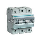 Автоматический выключатель Hager 3P 10kA C-100A 45M (HLF390S)