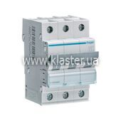Автоматичний вимикач Hager QC 3P 6kA C-25A 3M (MCS325)