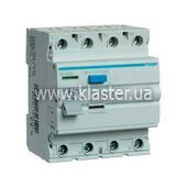 УЗО Hager 4P 10kA 125A 300mA A (CFA690C)