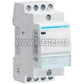 Контактор Hager безшумний 25A, 3НВ, 230В (ESC325S)