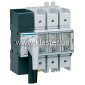 Вимикач навантаження Hager модульний з видимим розривом до 70мм2, 3п 160А (HAE316)