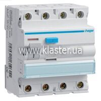 ПЗВ Hager 4P 63A 300mA A (CF463J)