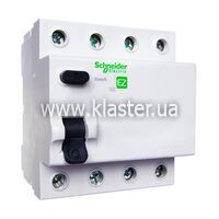 Диф. автомат Schneider Electric EZ9 4Р 0,03А 63А ТИП "АС" (EZ9R34463)