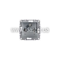 Розетка TV-R-SAT проходная Schneider Asfora plus сталь (EPH3500362)