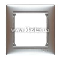 Рамка 1 пост горизонтальная Legrand Valena алюм. (770151)