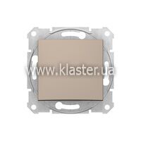 Перемикач 1-кл. Schneider Sedna титан (SDN0400168)