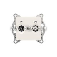 TV/SAT Розетка проходная Schneider слон. кость. (SDN3401923)