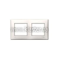 Рамка 2-місна горизонтальна Schneider Sedna IP44 слон. кістка. (SDN5810623)