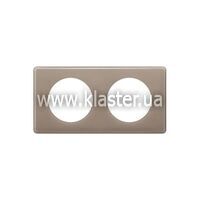 Рамка Legrand Celiane 2 пости галька (066612)