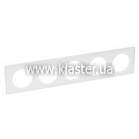 Рамка Legrand Celiane 5 постів білий глянець (066630)