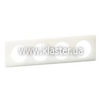 Рамка Legrand Celiane 4 поста білий глянець (066634)