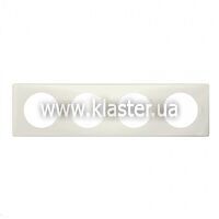 Рамка Legrand Celiane 4 поста белый перкаль (066704)
