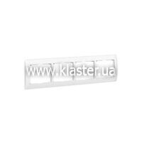 Рамка Legrand Galea Life 4 поста белая (771004)