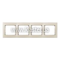 Рамка Legrand Valena 4 пости перловий (770474)