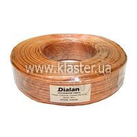 Акустичний кабель Dialan CCA 2x0,75 мм прозорий ПВХ 100 м (002117)