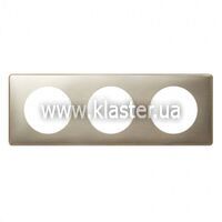 Рамка Legrand Celiane 3 поста титан (068903)