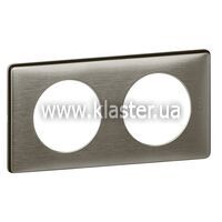 Рамка Legrand Celiane 2 пости вольфрам (068972)