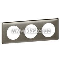 Рамка Legrand Celiane 3 пости вольфрам (068973)