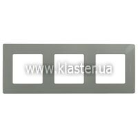 Рамка Legrand Etika 3 поста светлая галька (672523)