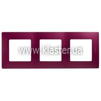 Рамка Legrand Etika 3 пости сливовий (672563)