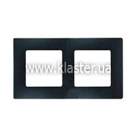 Рамка Legrand Etika 2 поста антрацит (672582)