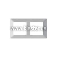 Рамка Legrand Valena Life 2 поста алюминий (754132)