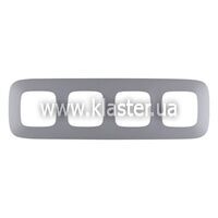 Рамка Legrand Valena Allure 4 поста алюміній (754394)
