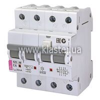 Диф. автомат ETI KZS-4M 3p+N C 6/0,03 тип AC 6kA (2174021)