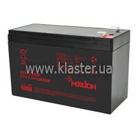 Свинцово-кислотный аккумулятор MERLION HR1228W, 12V 8,5Ah Q10/420