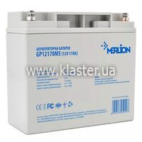 Аккумуляторная батарея MERLION AGM GP12180L5 12V 18Ah (180x78x165) Q4