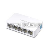 Комутатор Mercusys MS105 5 ports/10, 100 MBit/s