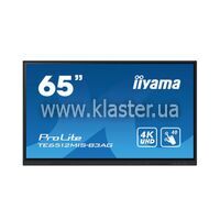 Интерактивный IPS UHD ЖК дисплей IIYAMA 65" 16:9, 24/7, (TE6512MIS-B3AG)