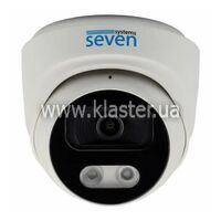IP-видеокамера 8 Мп SEVEN IP-7218PA white 2,8 мм