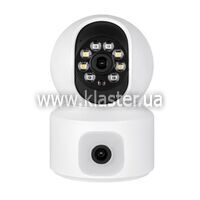 Бездротова поворотна камера 2 об'єктиви GreenVision GV-186-GM-DIG40-10 PTZ 2x2MP (LP21379)