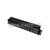 Кабельный организатор CMS 2U металл перф black (UA-CMS-CM-08BK)