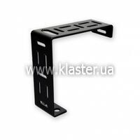 Кабельный организатор крючок CMS 80х80мм black (UA-COH80B)