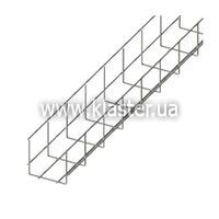 Лоток сітчастий CMS WBB 100х100, D4 мм, цинк білий, 2,5м (CMS-WBB4-100100Z)