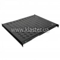 Полка CMS 19" 650мм, перф, сталь, 2мм, черная (UA-SH4-650B)