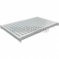 Полиця CMS 19" 750мм, перф, сталь, 2мм, сіра (UA-SH4-750G)