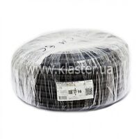 Гофро-труба Kopos D16/10,7 мм, PVC вн/зовніш з протяжкою, УФ, 50м, чорна (1416E D_F50D)