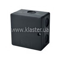 Коробка розподільна Kopos зовнішня, ПВХ, 81х81х54 мм, IP66, чорна (KSK 80_FA)