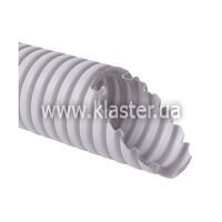 Труба гофрированная ПВХ легкая d16/10,7mm с протяжкой светло-серый Kopos (50м)