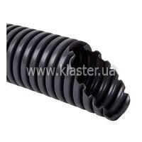 Труба гофрированная ПВХ легкая d25/18,2mm с протяжкой черный Kopos (25м)
