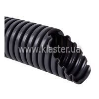 Труба гофрированная ПВХ тяжелая d16/10,7mm с протяжкой черный Kopos (50м)