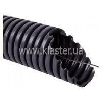 Труба гофрована ПЕ легка d16/10,7mm із чорною протяжкою Kopos (100м)